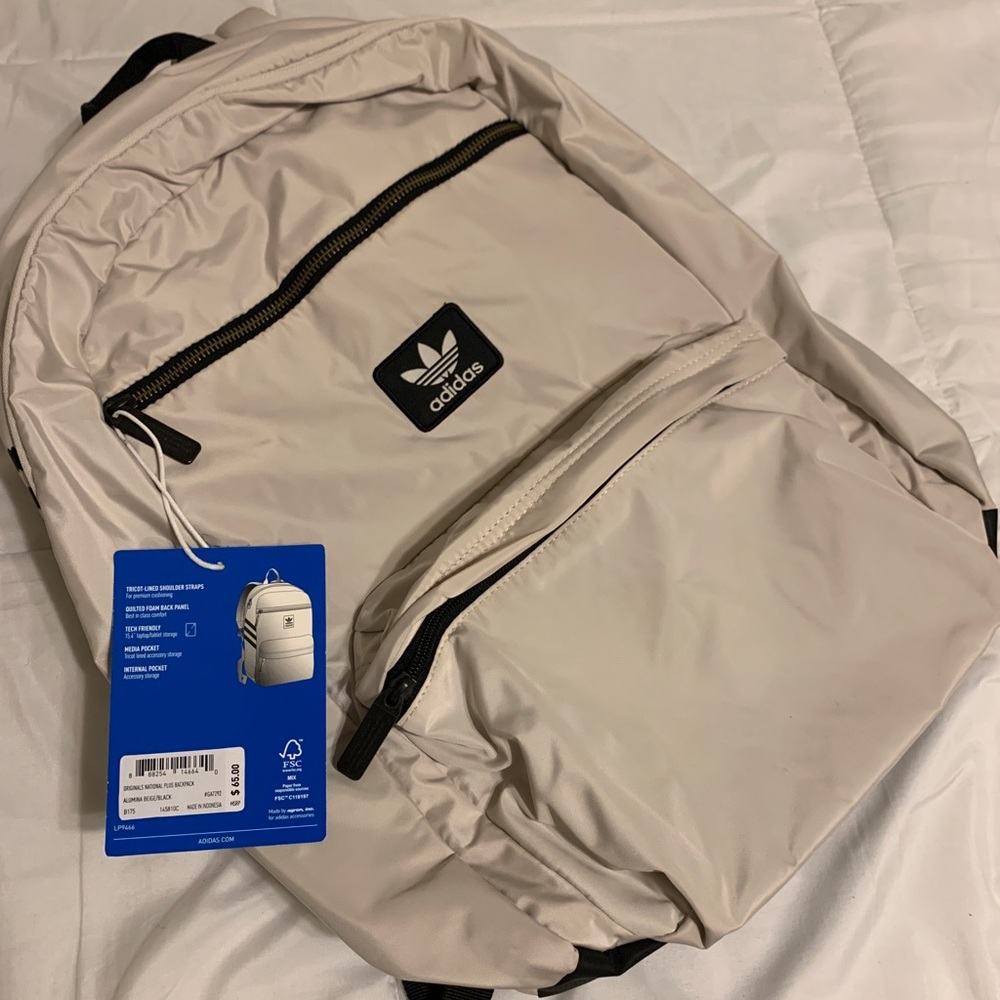 Adidas National Plus Backpack White